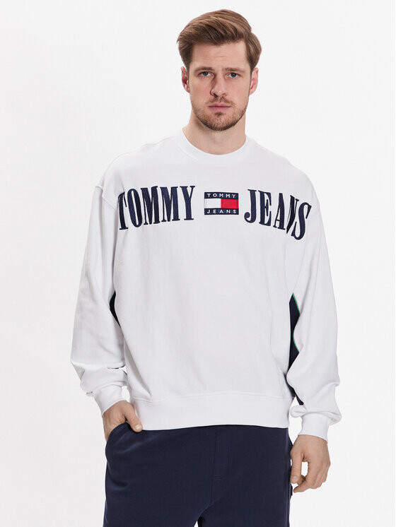 

Толстовка свободного кроя Tommy Jeans, белый