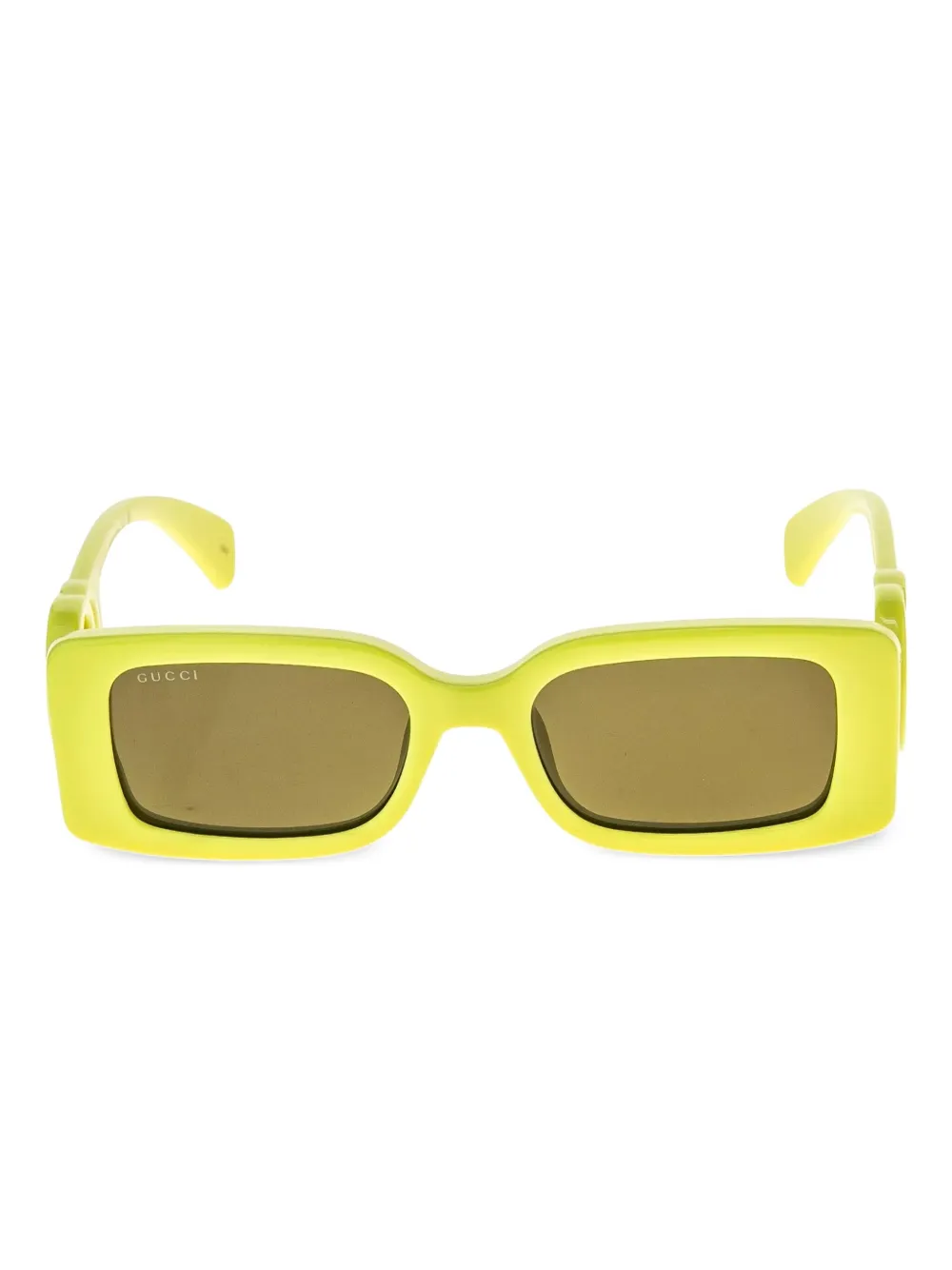 

Солнцезащитные очки с логотипом Interlocking G Gucci Eyewear, желтый