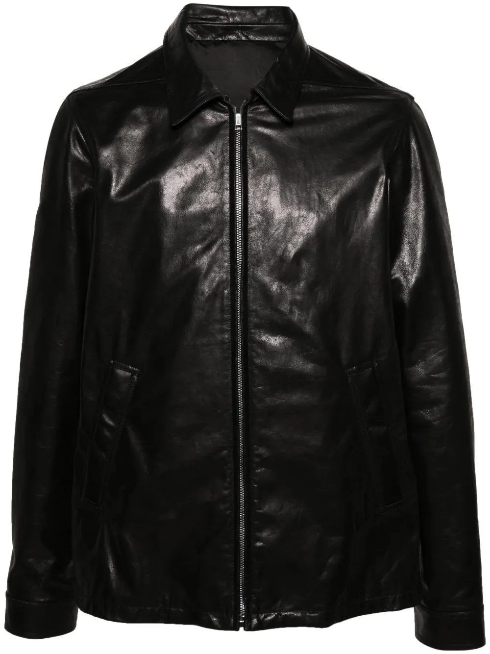 

Куртка с классическим воротником Rick Owens, черный