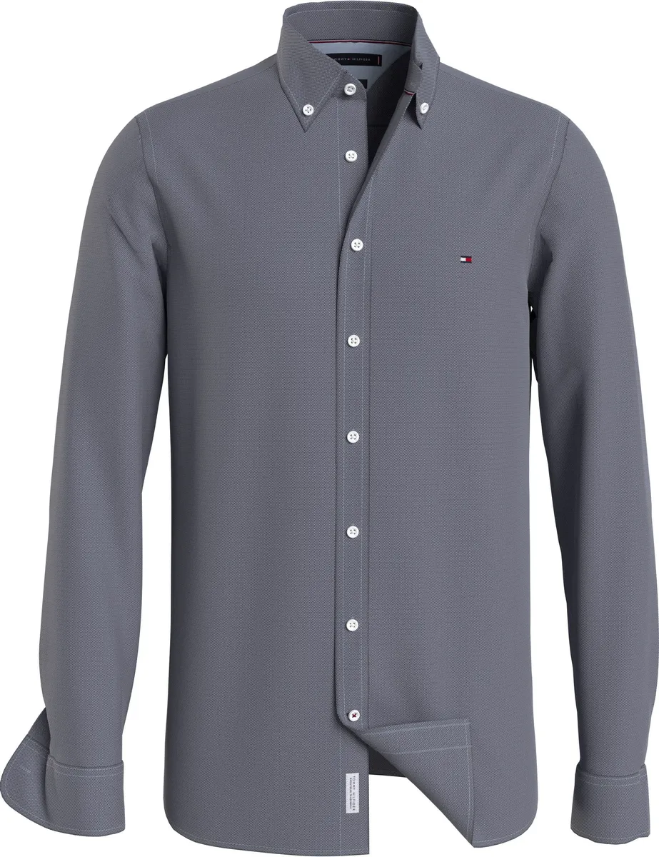 

Рубашка с длинными рукавами Tommy Hilfiger Big & Tall "BT - FLEX DOBBY RF SHIRT", синий