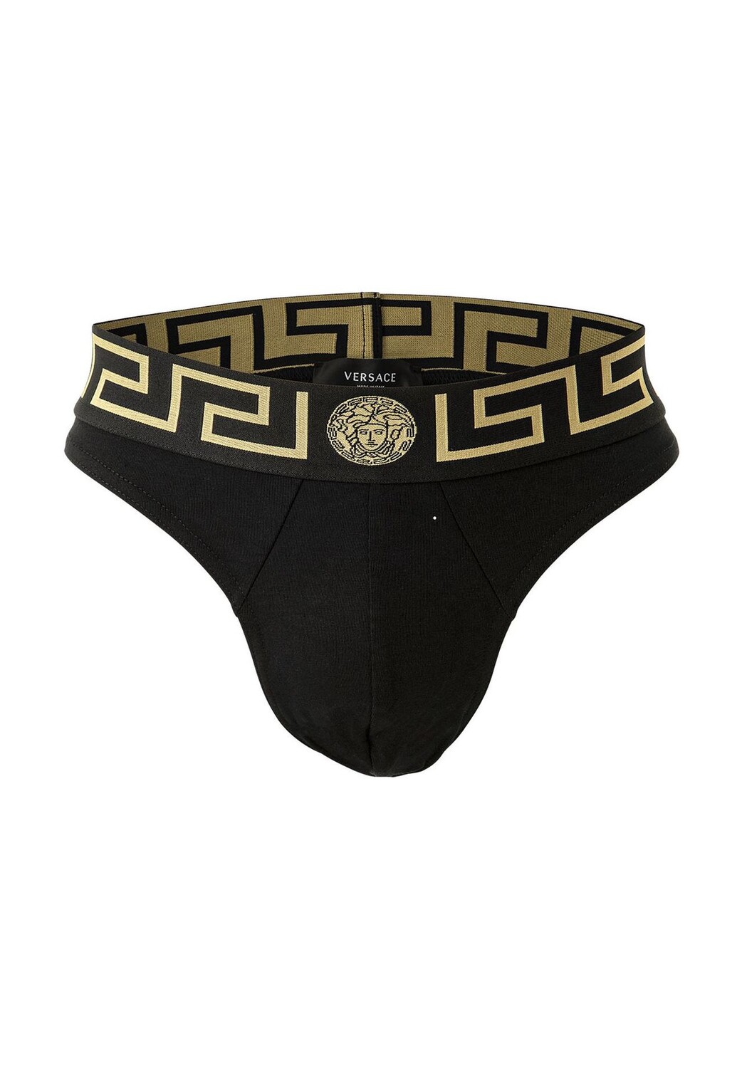 

Мужская танга — трусы, стринги, стринги, эластичный хлопок VERSACE, черный