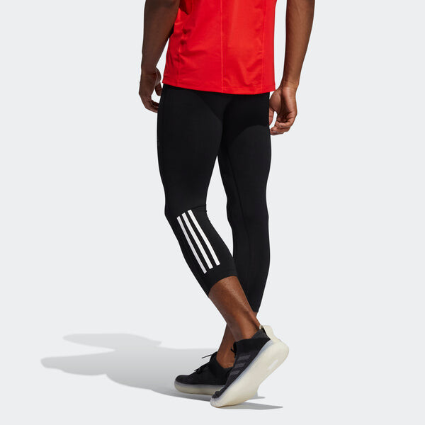 Спортивные штаны adidas TF Turf 34 Tig 3S Stripe Sports Leggings Black, черный — фото 3