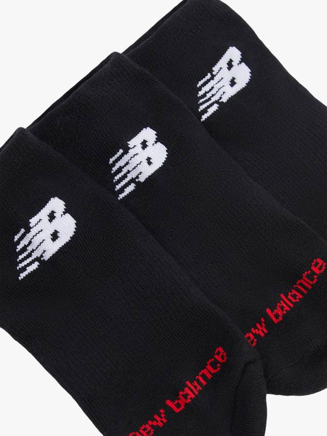 Детские повседневные тренировочные носки New Balance, Pack of 6, Black — фото 3