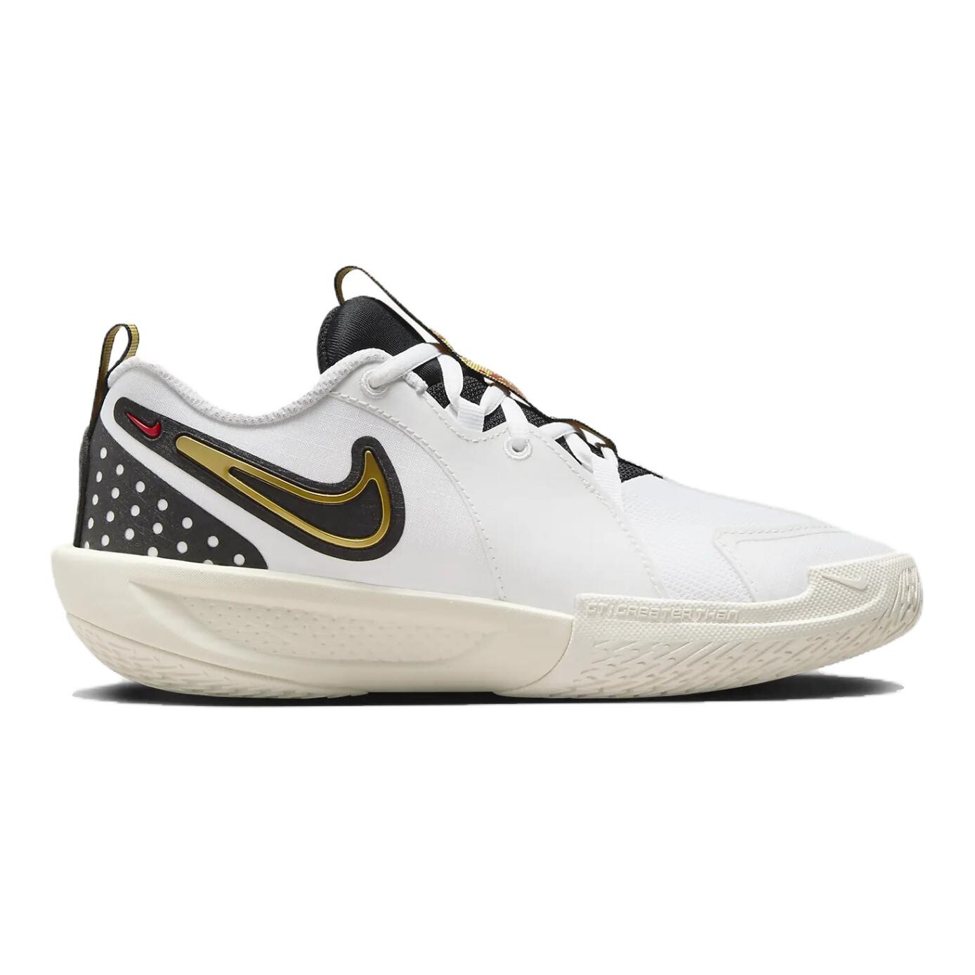 Баскетбольные кроссовки Air Zoom GT Cut 3 для детей GS Low-top белые/красные/черные Nike, красный — фото 2