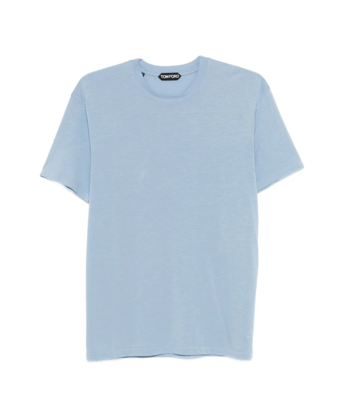 

Светло-Голубая футболка с круглым вырезом Tom Ford, синий