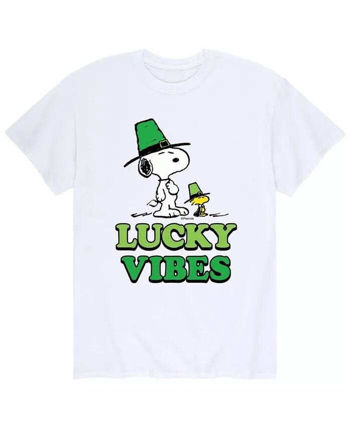 

Мужская футболка Peanuts Lucky Vibes AIRWAVES, белый