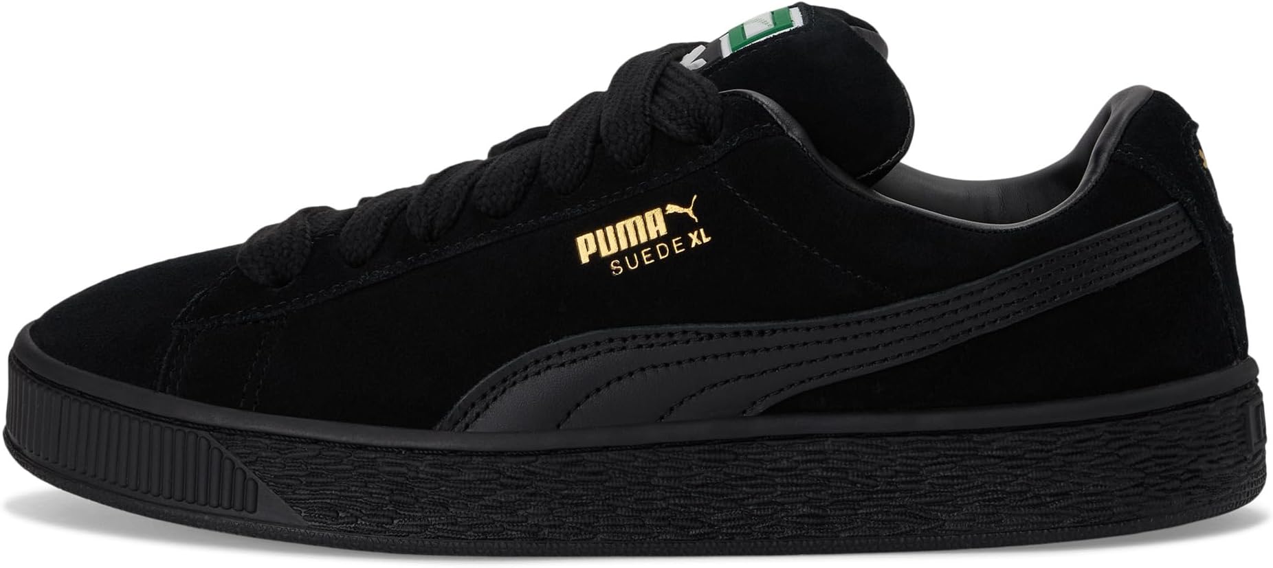 Кроссовки PUMA Men's Suede Xl Shoes, Black/Black — фото 4