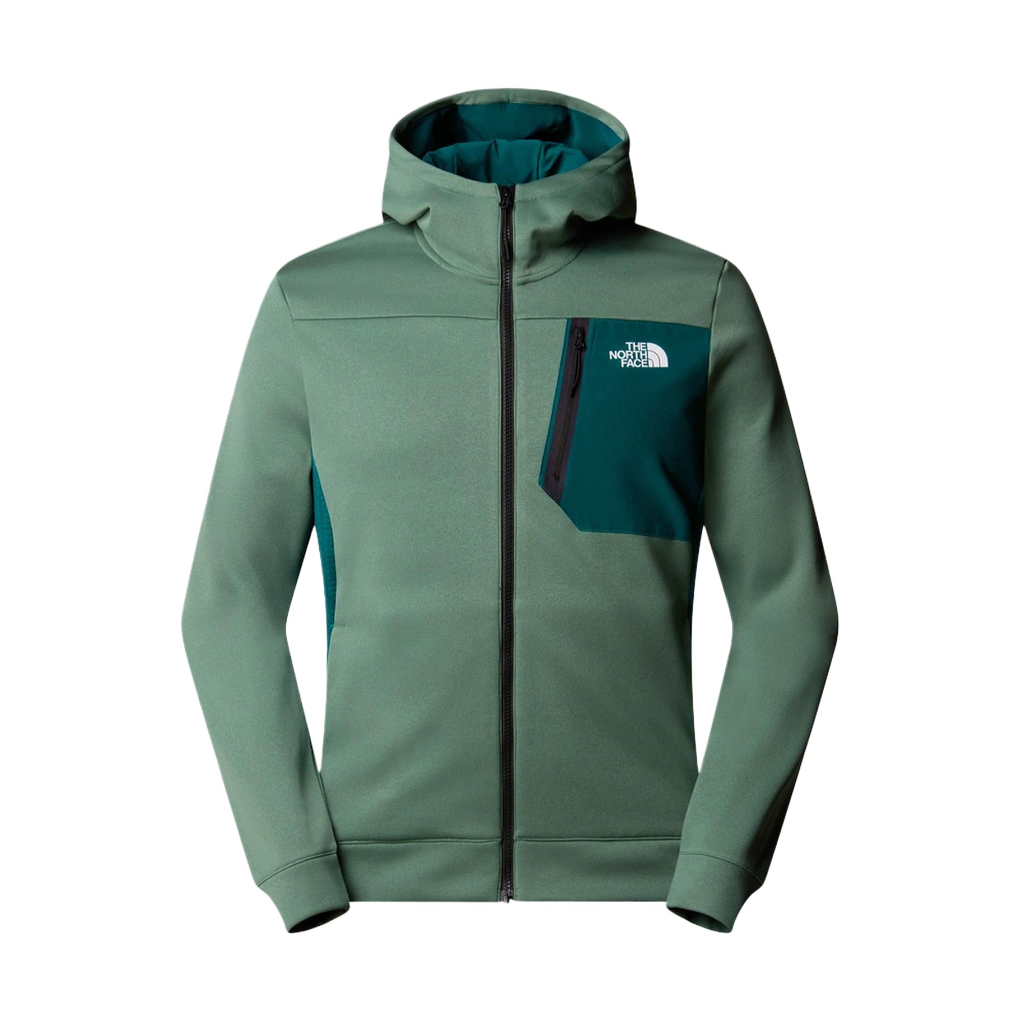 

Флисовая куртка Mountain Athletics с молнией THE NORTH FACE, зеленый