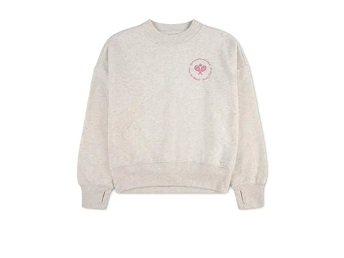 Свитшот с логотипом Sport Logo Sweatshirt abercrombie kids, Cradle Pink — фото 2