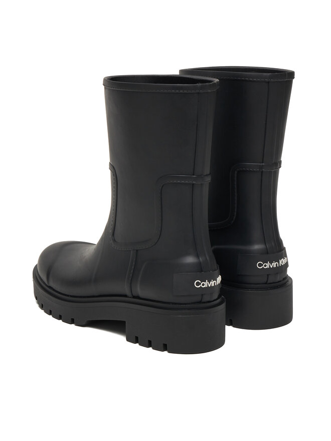 Резиновые сапоги Mid Rainboot YW0YW02004 Calvin Klein Jeans, черный — фото 3