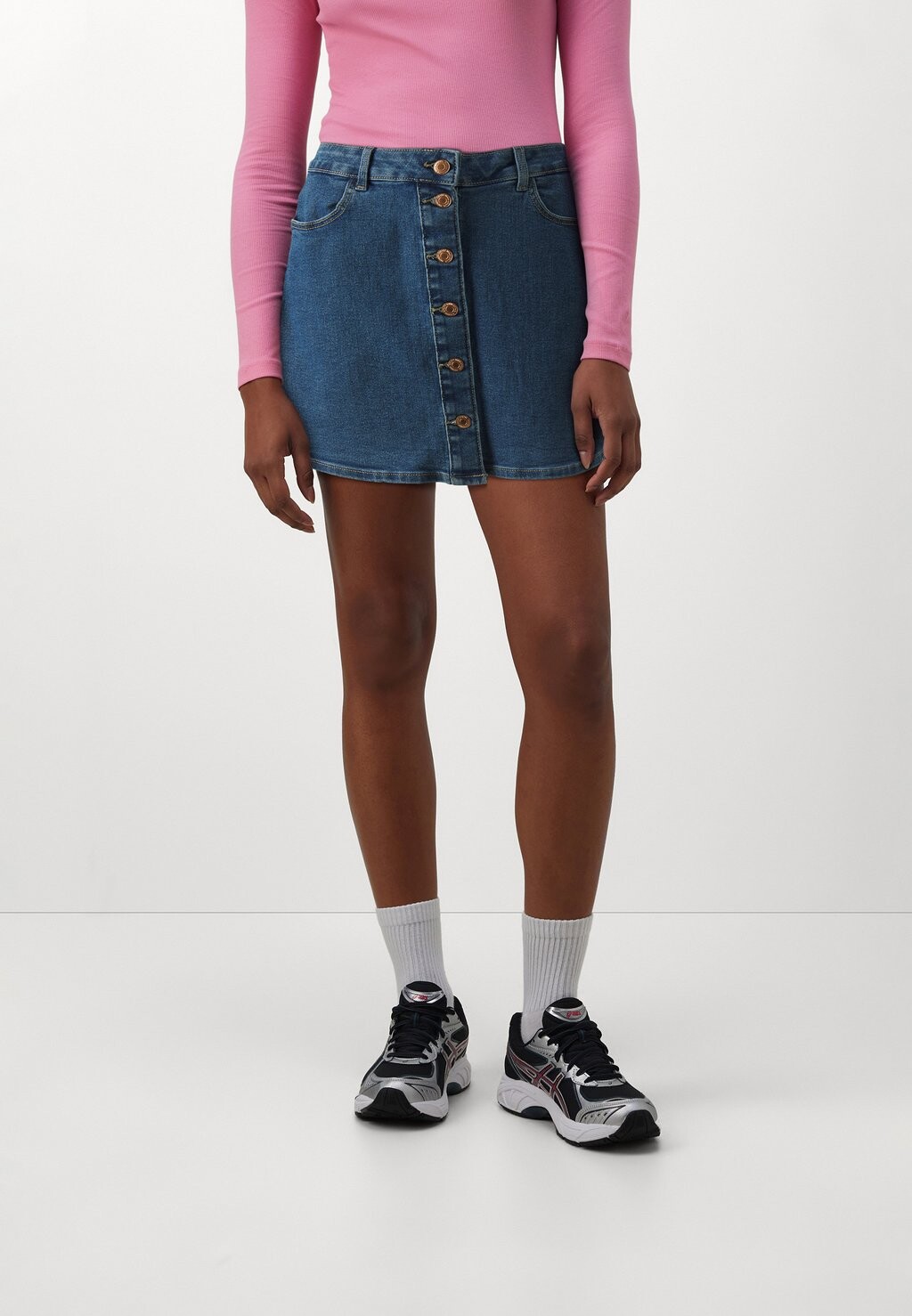 

Юбка мини Vero Moda VMBRIANA SHORT SKIRT, цвет blue denim