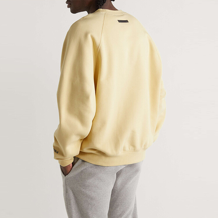 SS22 Толстовка унисекс кремового цвета Fear Of God Essentials, кремовый — фото 3