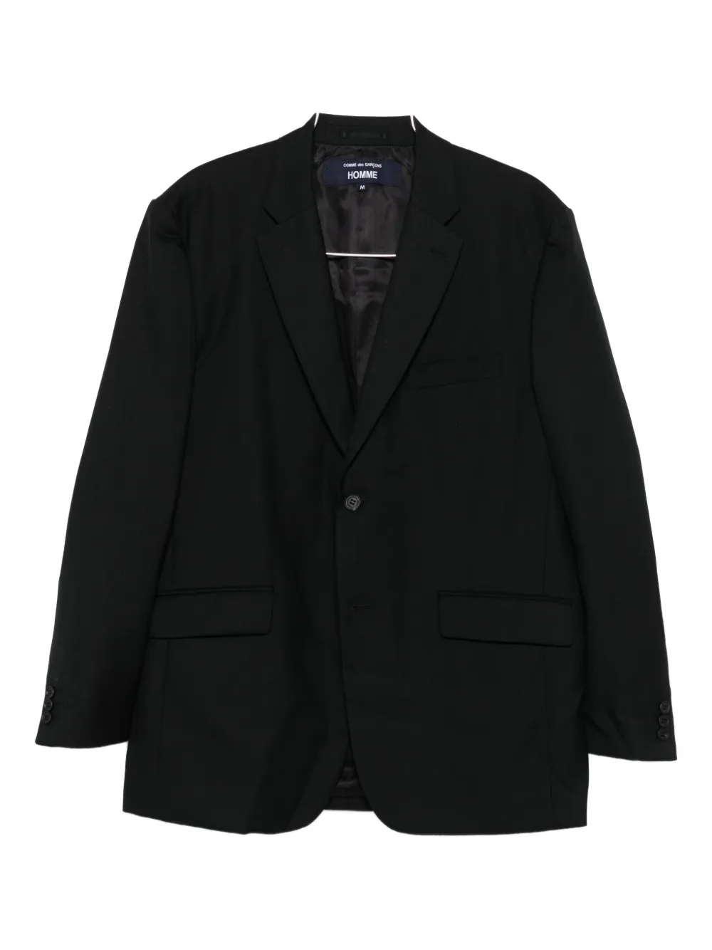 

Шерстяной пиджак на пуговице Comme des Garçons Homme, черный