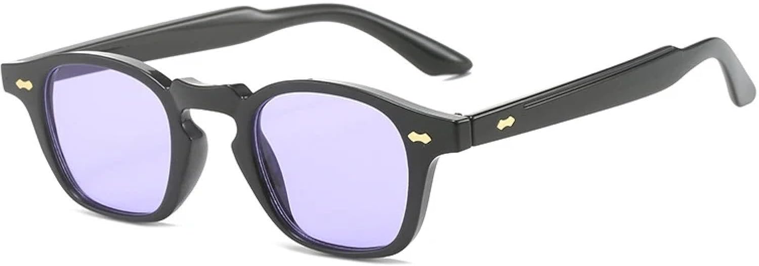 

Солнцезащитные очки с защитой от УФ-излучения UV400 для женщин и мужчин | Punk Rivets, сине-фиолетовые оттенки с градиентом | для занятий спортом на открытом воздухе DSVIGF, Black Purple