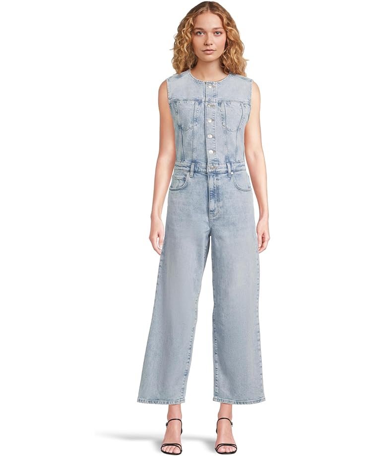 

Комбинезон Paige Cirie Ankle Denim Jumpsuit in Mezza, цвет Mezza