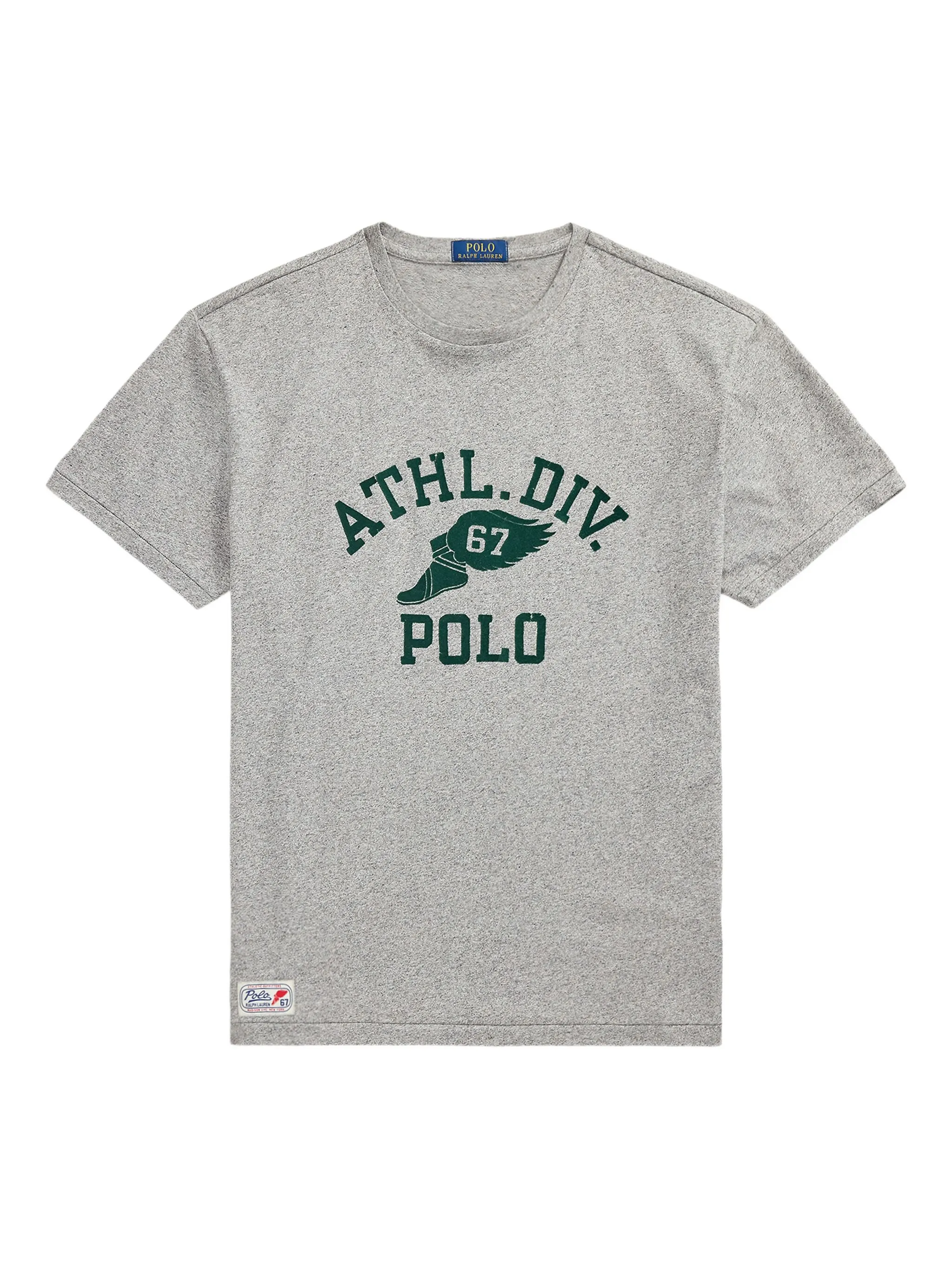 

Футболка с логотипом Polo Ralph Lauren, серый