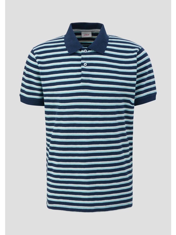 

s.Oliver Рубашка поло 60G3_океанского зеленого цвета, Зеленый, s.Oliver Рубашка поло 60G3_океанского зеленого цвета