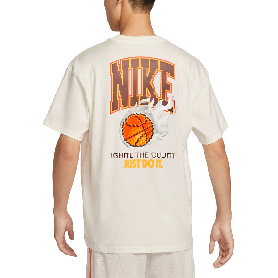 Футболка Nike Max90 Basketball T-Shirt Asia Sizing 'Sail', бежевый — фото 2