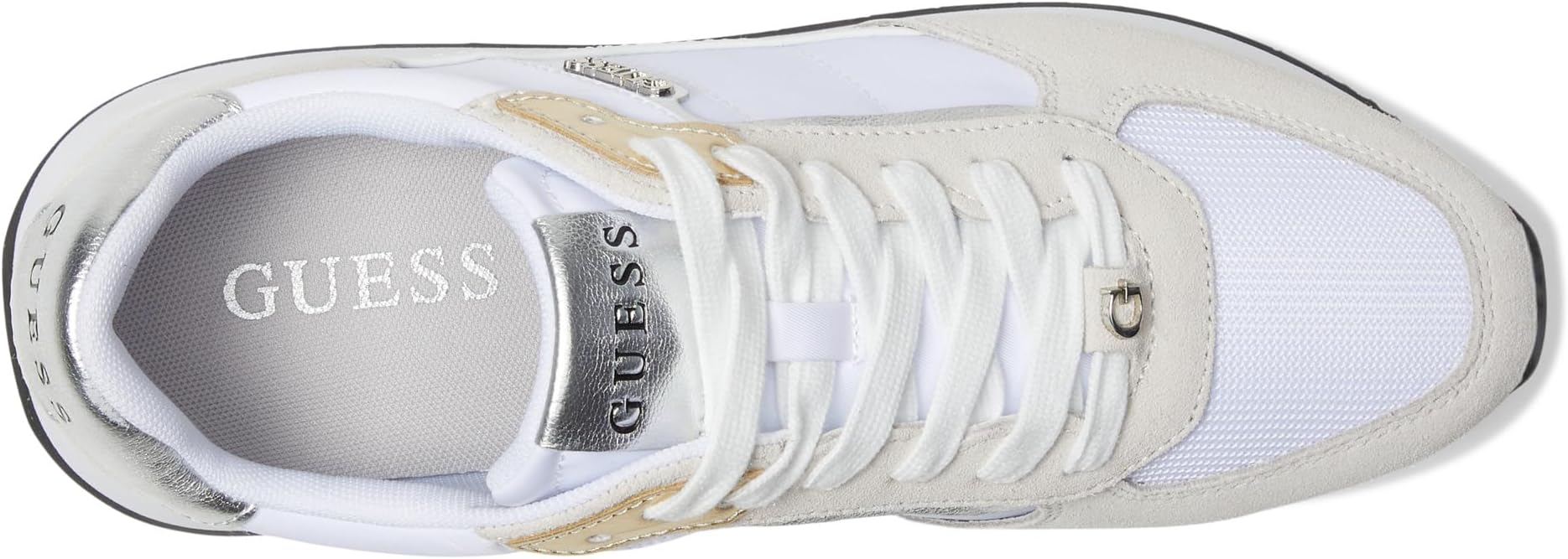 Кроссовки GUESS Energy, цвет White/Grey — фото 2