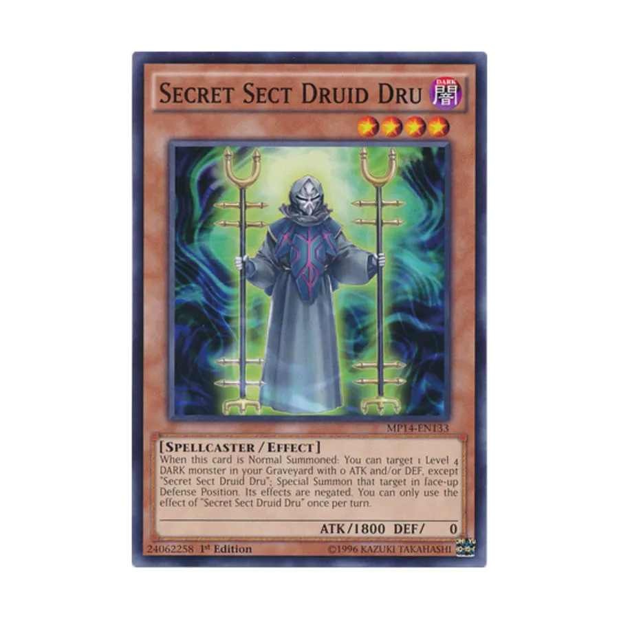 

CCG Друид Тайной Секты Дрю (Обычный), Yu-Gi-Oh - Mega-Tins 2014 - Singles