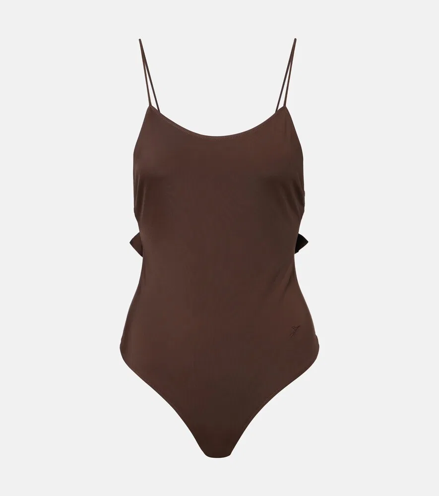 Купальник «Кабана» Jacquemus, коричневый