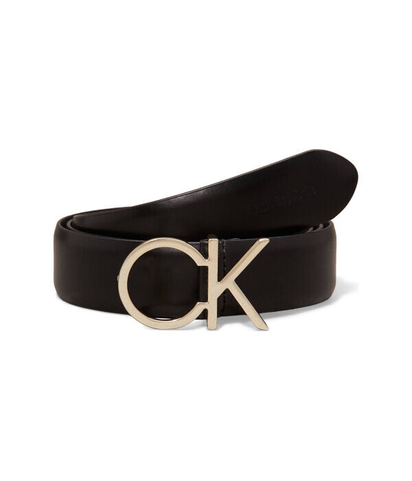 

Ремень Calvin Klein кожаный с логотипом, черный