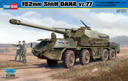 

Hobby Boss, Шх ДАНА vz.77, 152 мм, Модельный комплект, 8+