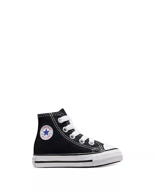 Кеды унисекс Chuck Taylor All Star на шнуровке - для младенцев и малышей Converse, черный — фото 2