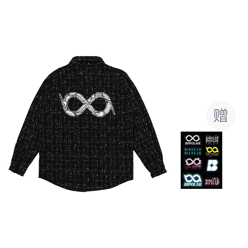 

Bipolar БИПОЛЯРНАЯ мужская рубашка, Черный