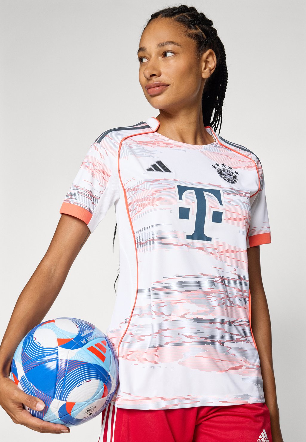 Футболка FC BAYERN 25/26 AWAY JERSEY - Club wear Adidas Performance, белый — фото 4