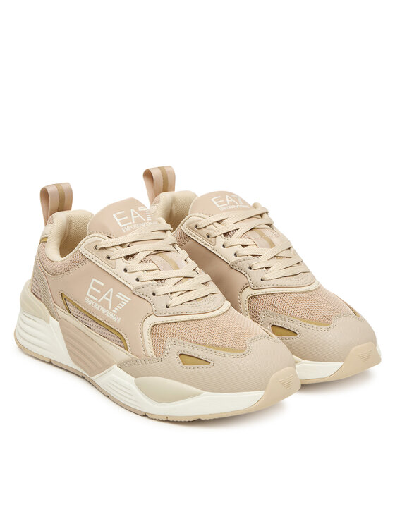 Кроссовки 7X000308 AF18447 MZ240 Ea7 Emporio Armani, бежевый — фото 2