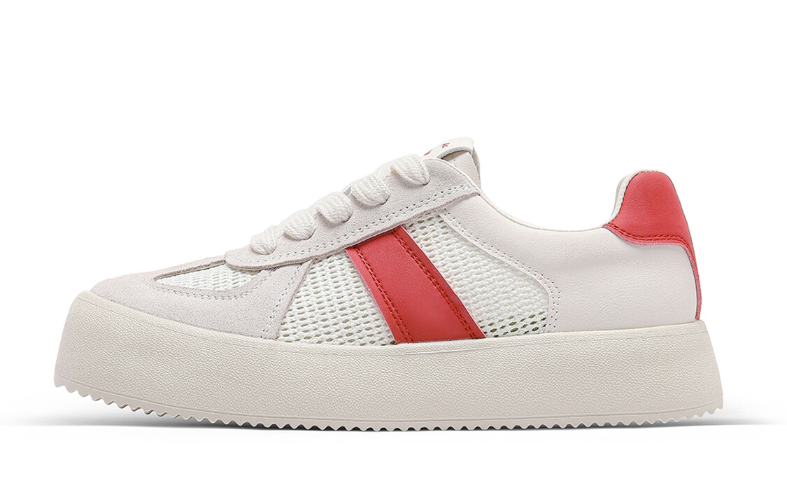 

Кроссовки C°BANNER Skateboarding Shoes Women's Low-top Red, красный
