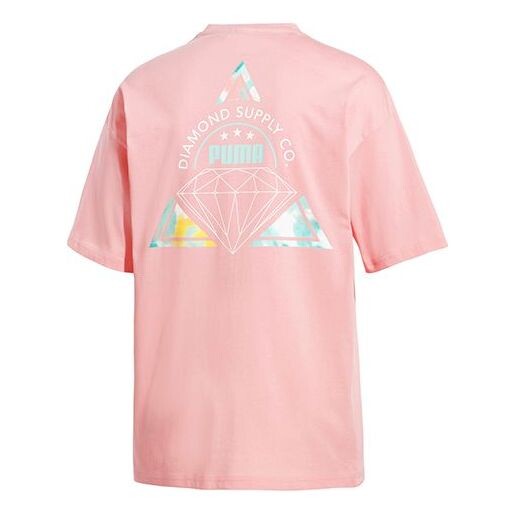 

Футболка alphabet printing short sleeve pink Puma, розовый