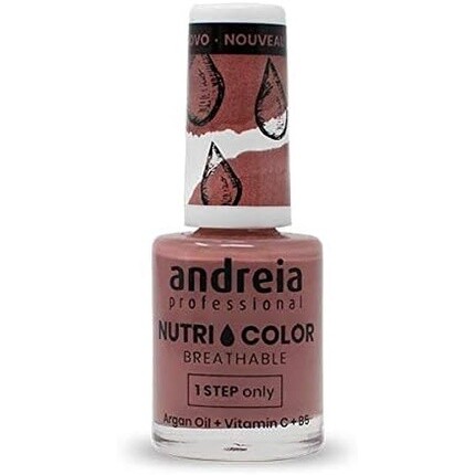 

Андрея Профессиональный дышащий лак для ногтей NutriColor Веганский и не подвергаемый жестокому обращению дизайн ногтей своими руками со стойким глянцевым покрытием Цвет NC9 Розовый 10,5 мл Andreia