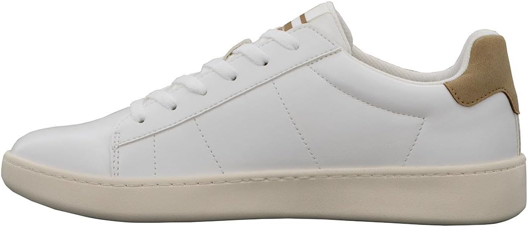 Мужские модные кроссовки Hampton Ben Sherman, белый/бежевый — фото 4