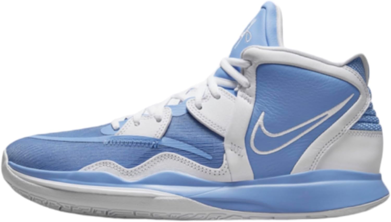 

Мужские баскетбольные кроссовки Nike Kyrie Infinity 1 World 1 People DO9614-800 в цветах Safety Orange/Gorge Green/Sesame/Black, белый/синий