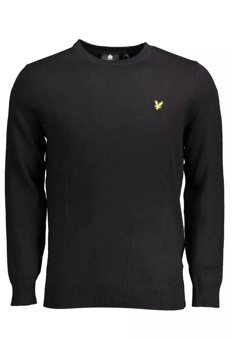 

Хлопковая рубашка с логотипом Lyle & Scott, черный