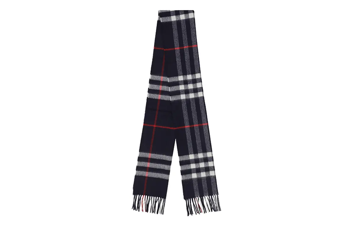 

Шарф женский Burberry Check-Pattern, черный / серый
