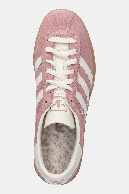 Замшевые кроссовки Muenchen Adidas Originals, розовый — фото 4