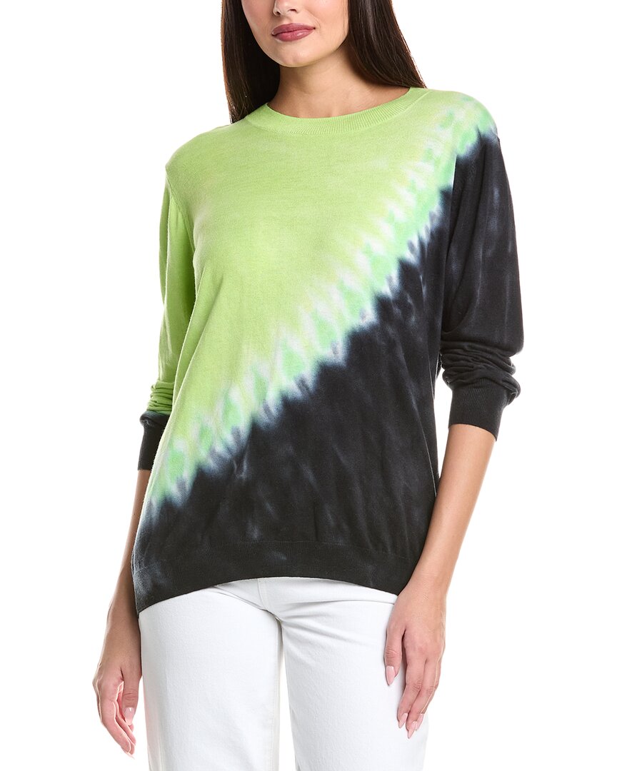 

WISPR Burn Out Тай-дай шелковый свитер, зеленый