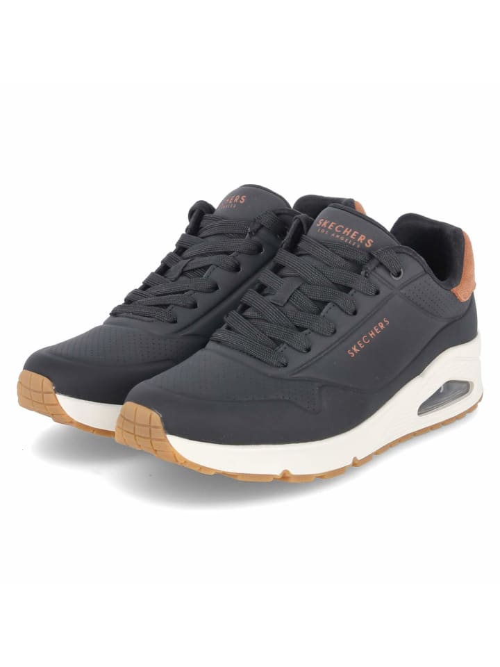 

Кроссовки на шнуровке Skechers, черный