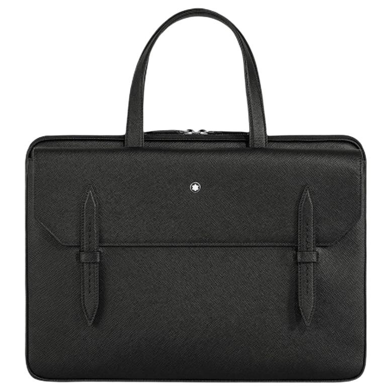 

Montblanc Кожаный портфель унисекс, черный