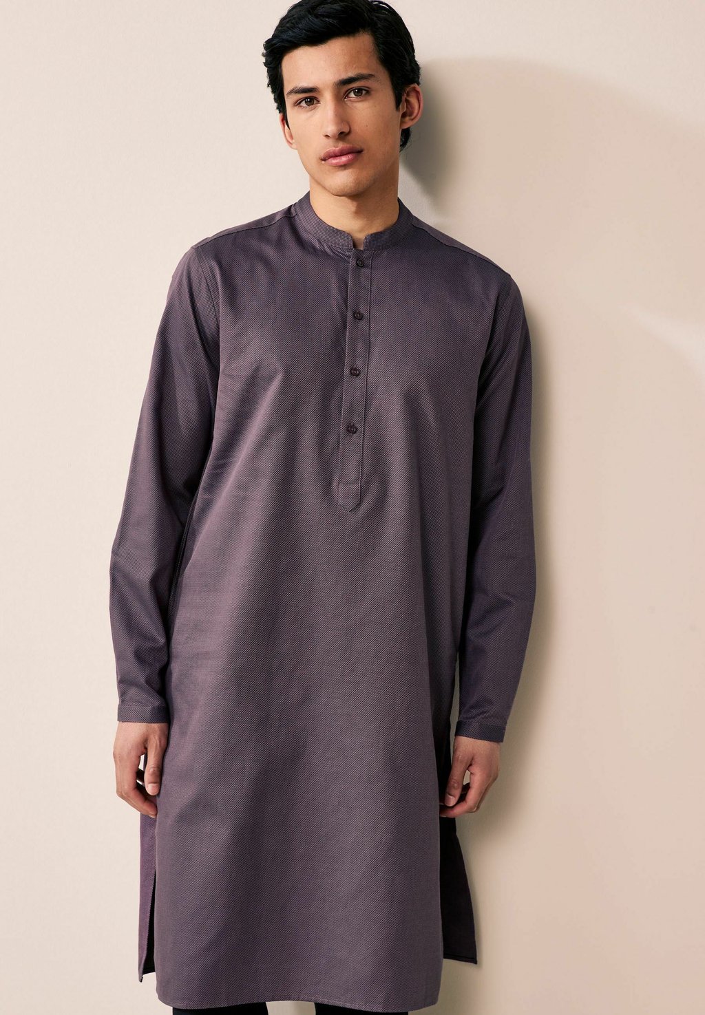 

Рубашка REGULAR FIT TEXTURED SIGNATURE Next, фиолетовый