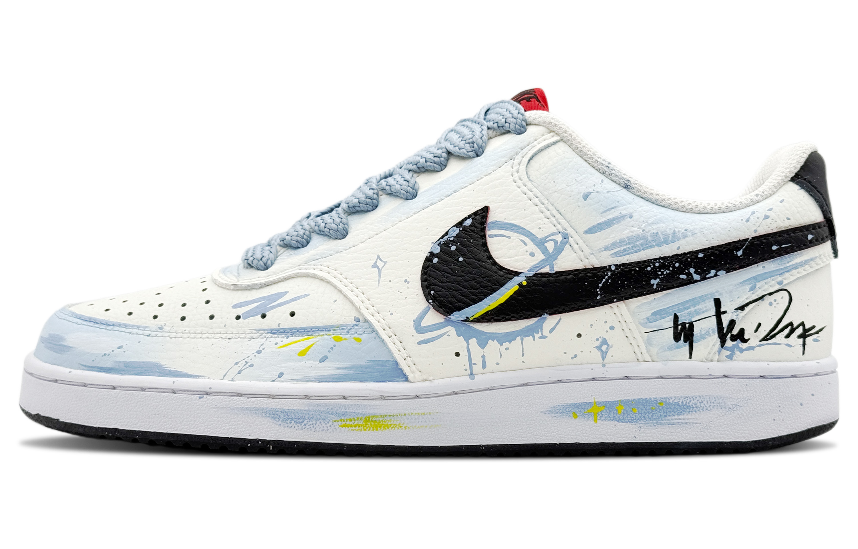 

Nike Кроссовки для скейтбординга Court Vision 1 Moonlight Stars с низкой амортизацией, мужские, синие