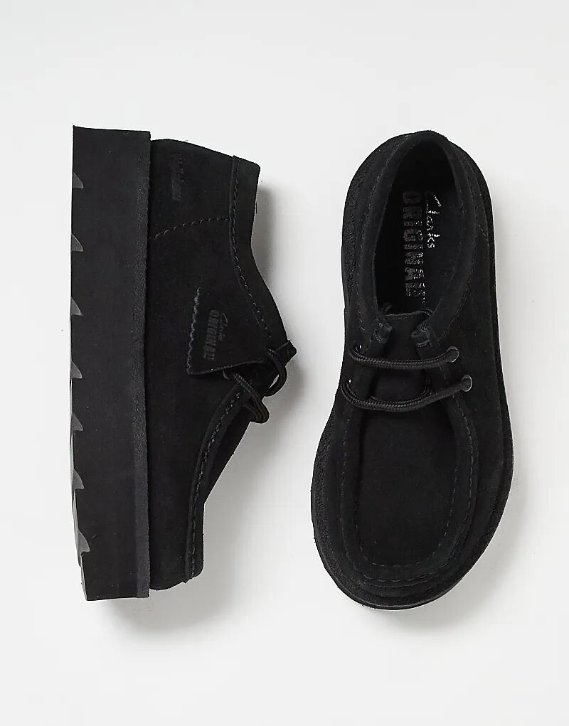 Кроссовки Clarks Originals Meare Walla черного цвета — фото 2