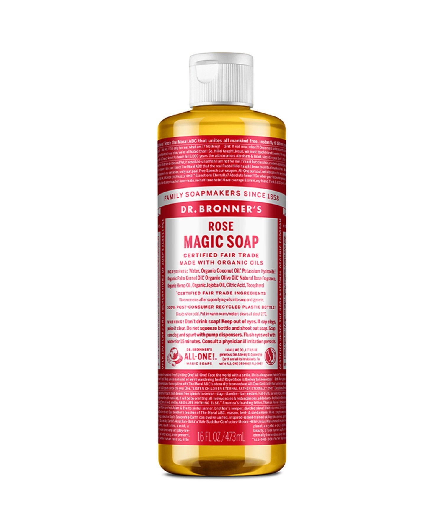 Волшебное мыло Dr. Bronner's RO Rose 473 мл Dr. Bronner's, others