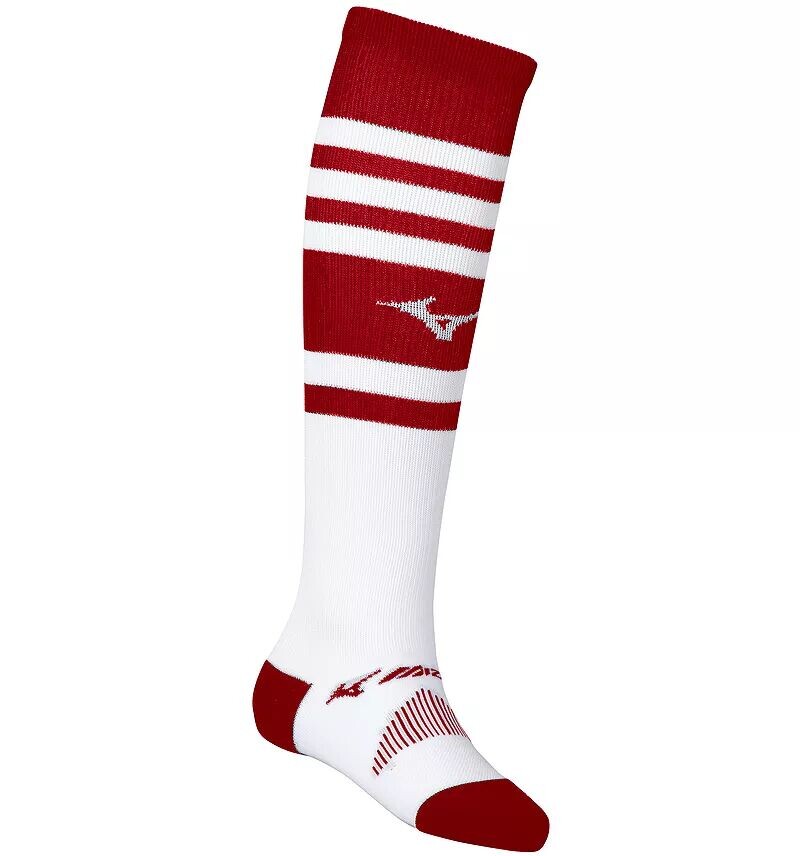 

Носки Mizuno Retro Performance выше икры, красный