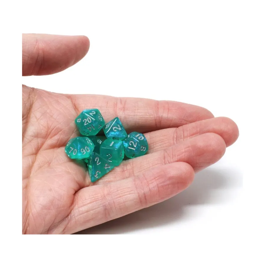 

Мини-поликомплект Critlings — Аква-блеск (7), Polymer Poly Sets (Die Hard Dice)