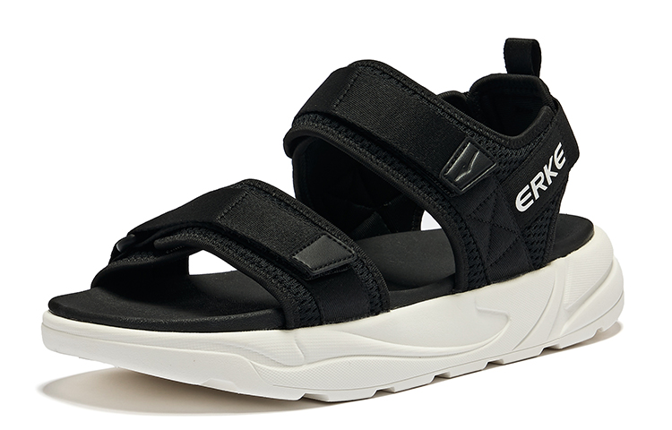 Пляжные шлепанцы Drifting мужские Jet Black Microcrystal White Erke — фото 3