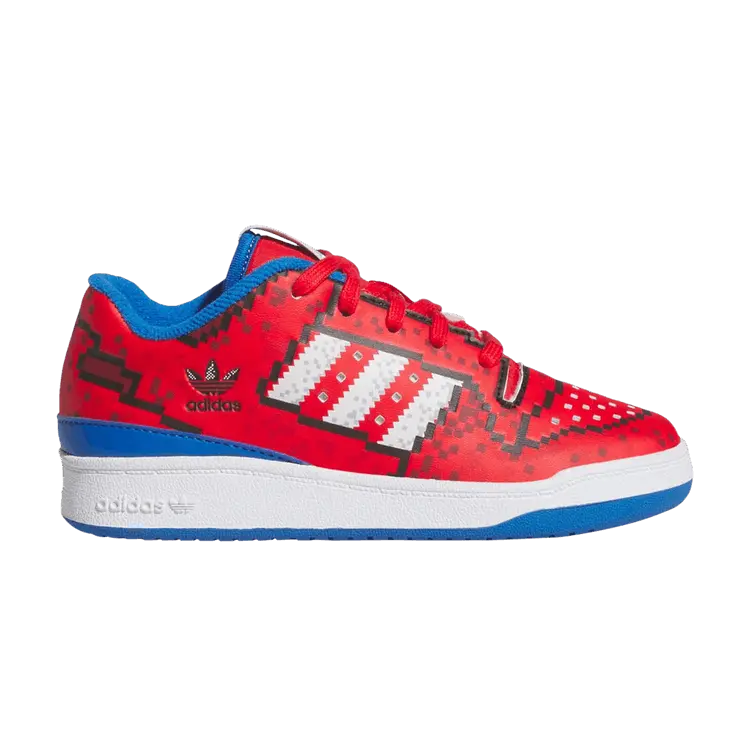 

Кроссовки adidas Forum Low CL C Pixelated, красный
